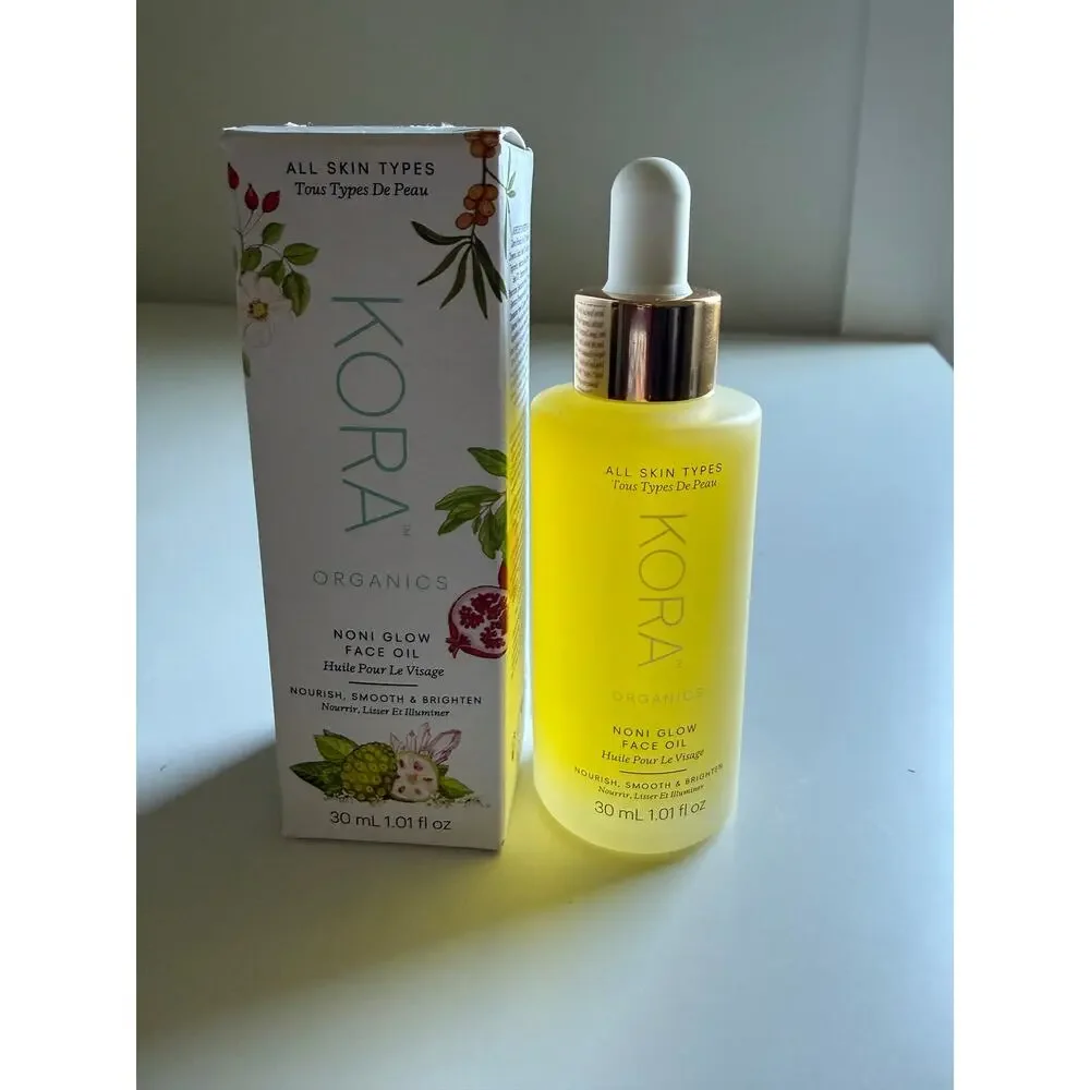 $78 New KORA Organics Noni Glow Face Oil 30ml Full Size Brightening Hydrating